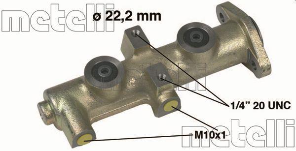 Maître-cylindre de frein METELLI 05-0132