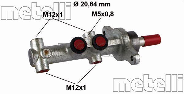 Maître-cylindre de frein METELLI 05-0865