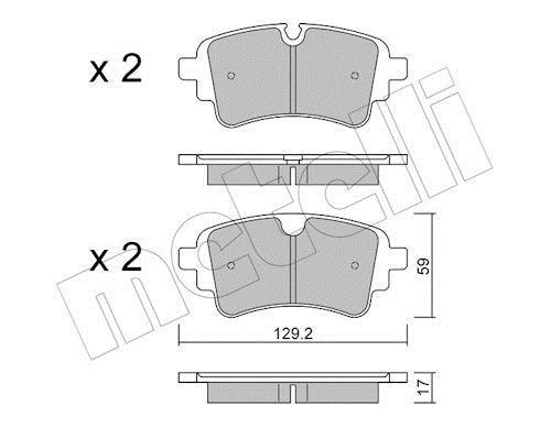 Bosch BP1309 - Plaquettes De Frein Avant Pour Voiture