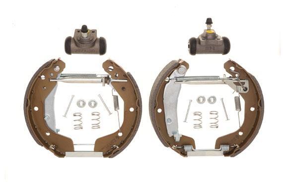 Jeu de 4 mâchoires de frein (Garniture de frein à tambour) METELLI 51-0553