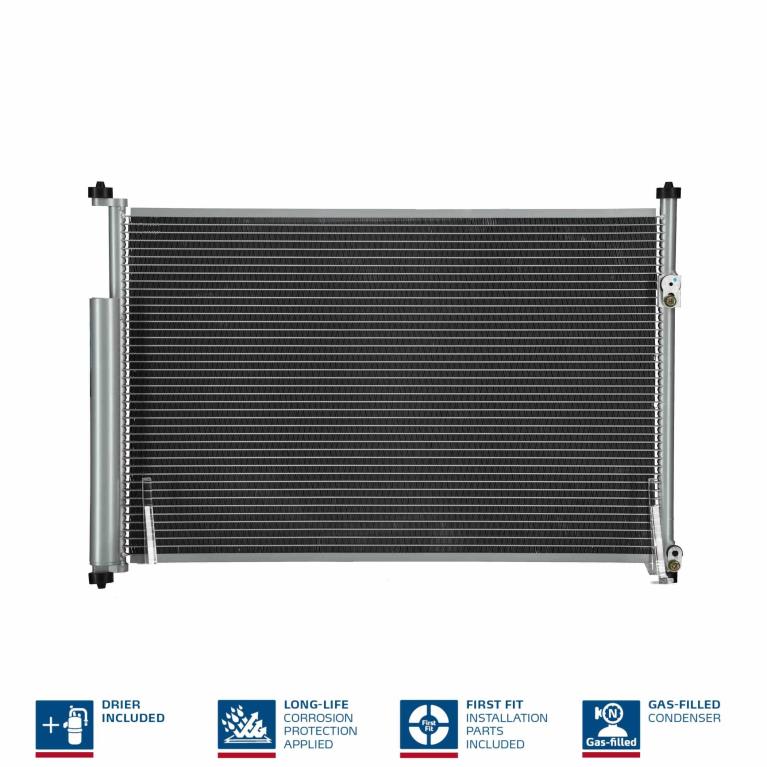 Condenseur, climatisation (Radiateur de climatisation) NISSENS ref. 940012