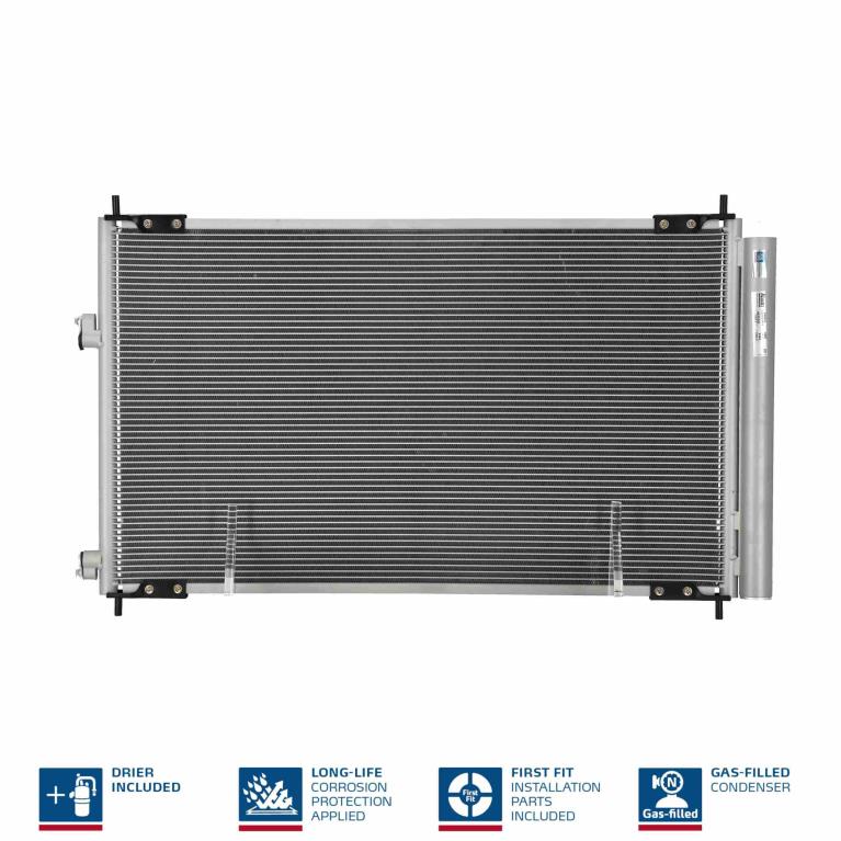 Condenseur, climatisation (Radiateur de climatisation) NISSENS 940021