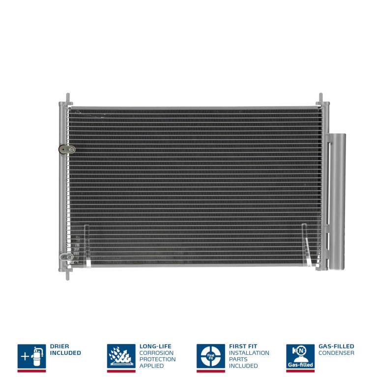 Condenseur, climatisation (Radiateur de climatisation) NISSENS ref. 940037