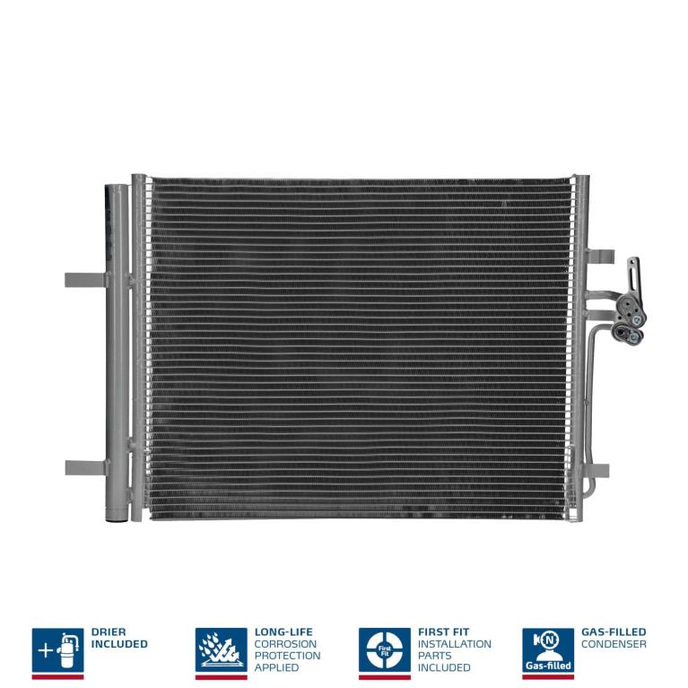 Condenseur, climatisation (Radiateur de climatisation) NISSENS ref. 940044