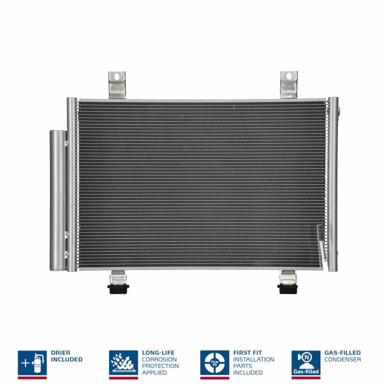 Condenseur, climatisation (Radiateur de climatisation) NISSENS 940057