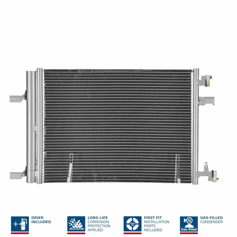 Condenseur, climatisation (Radiateur de climatisation) NISSENS ref. 940134