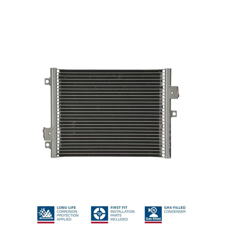 Condenseur, climatisation (Radiateur de climatisation) NISSENS ref. 940190