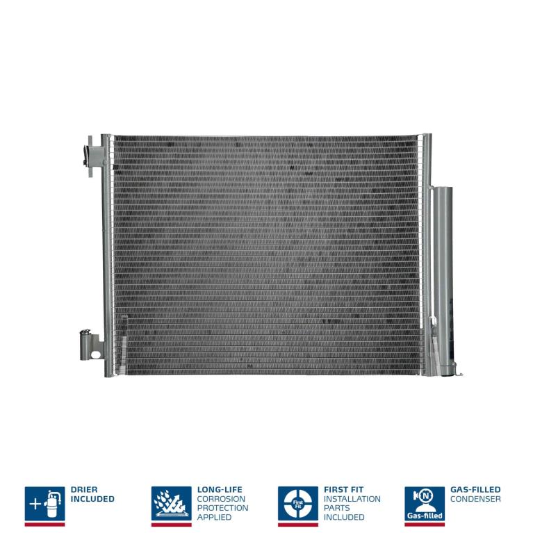 Condenseur, climatisation (Radiateur de climatisation) NISSENS ref. 940321