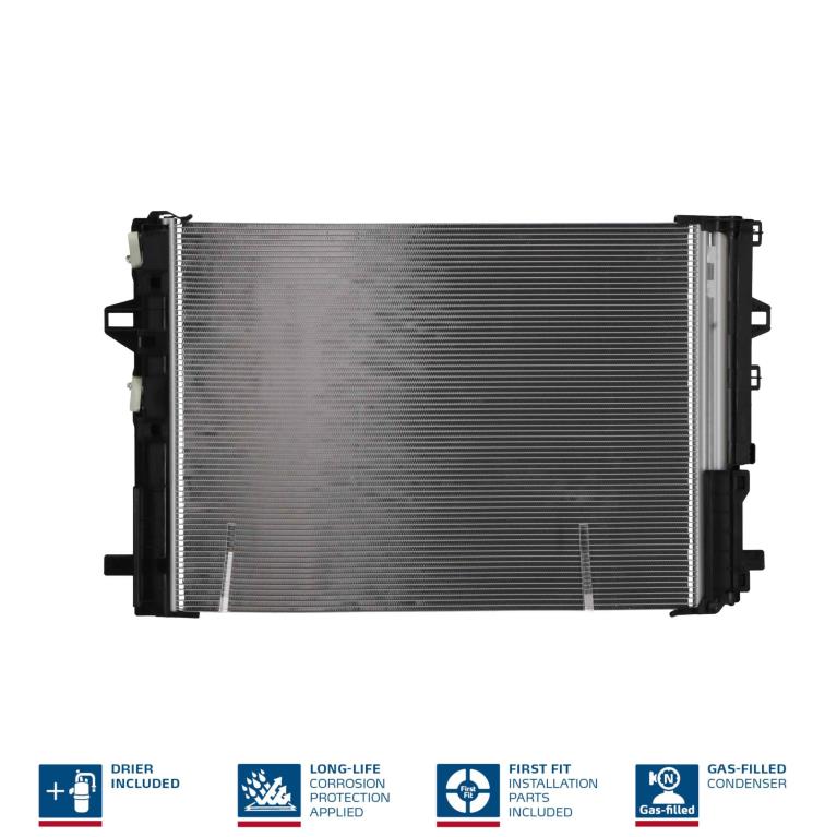 Condenseur, climatisation (Radiateur de climatisation) NISSENS ref. 940322