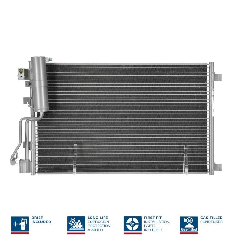 Condenseur, climatisation (Radiateur de climatisation) NISSENS ref. 940417