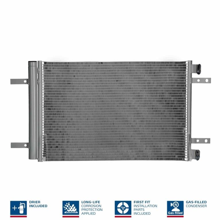 Condenseur, climatisation (Radiateur de climatisation) NISSENS ref. 940458