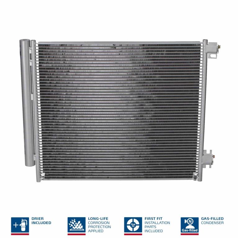 Condenseur, climatisation (Radiateur de climatisation) NISSENS ref. 940546