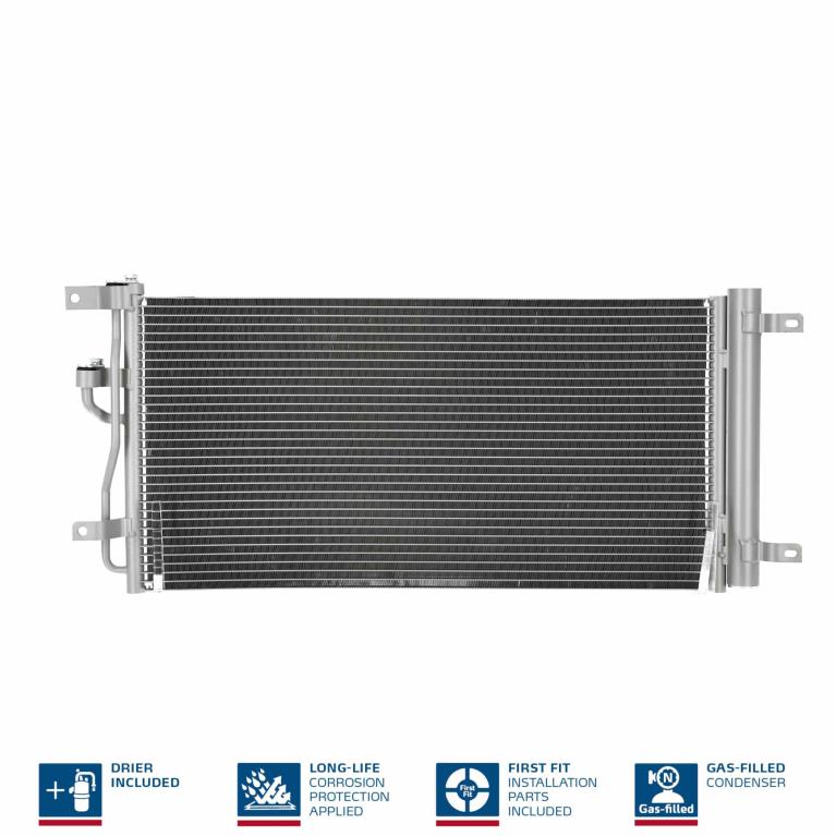 Condenseur, climatisation (Radiateur de climatisation) NISSENS ref. 940569