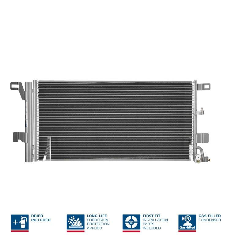 Condenseur, climatisation (Radiateur de climatisation) NISSENS ref. 940752