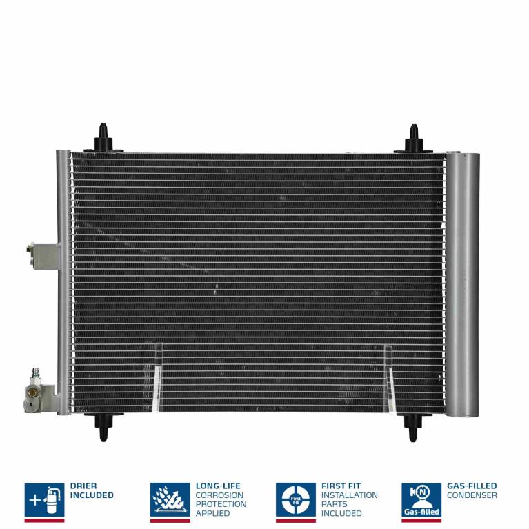 Condenseur, climatisation (Radiateur de climatisation) NISSENS ref. 94542