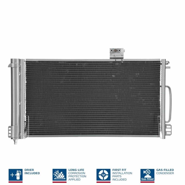 Condensador, aire acondicionado NISSENS ref. 94544