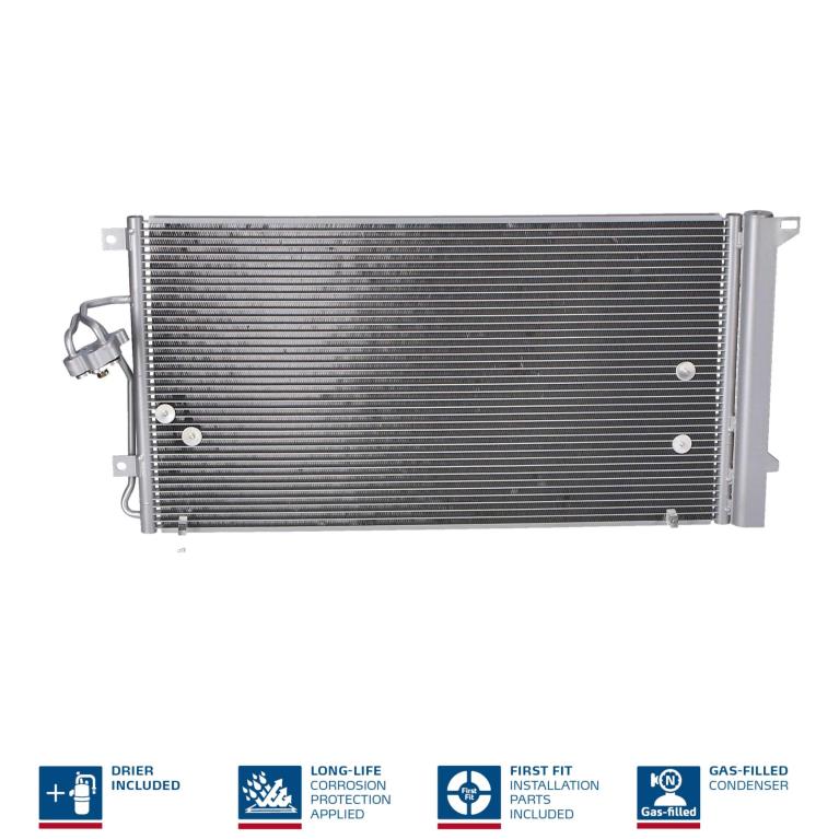 Condensador, aire acondicionado NISSENS ref. 94667