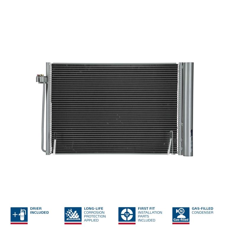 Condenseur, climatisation (Radiateur de climatisation) NISSENS ref. 94679