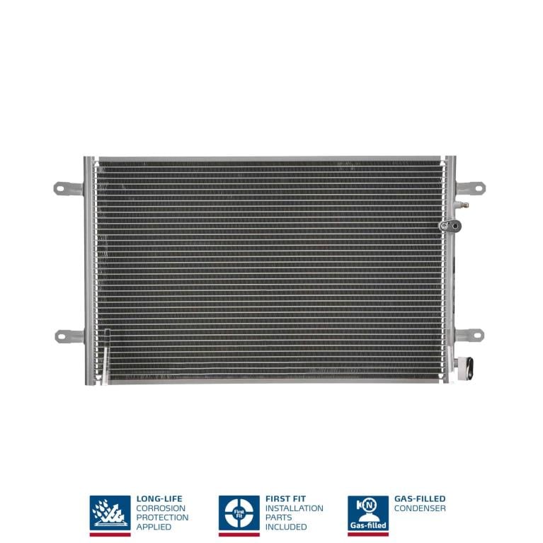 Condenseur, climatisation (Radiateur de climatisation) NISSENS ref. 94695