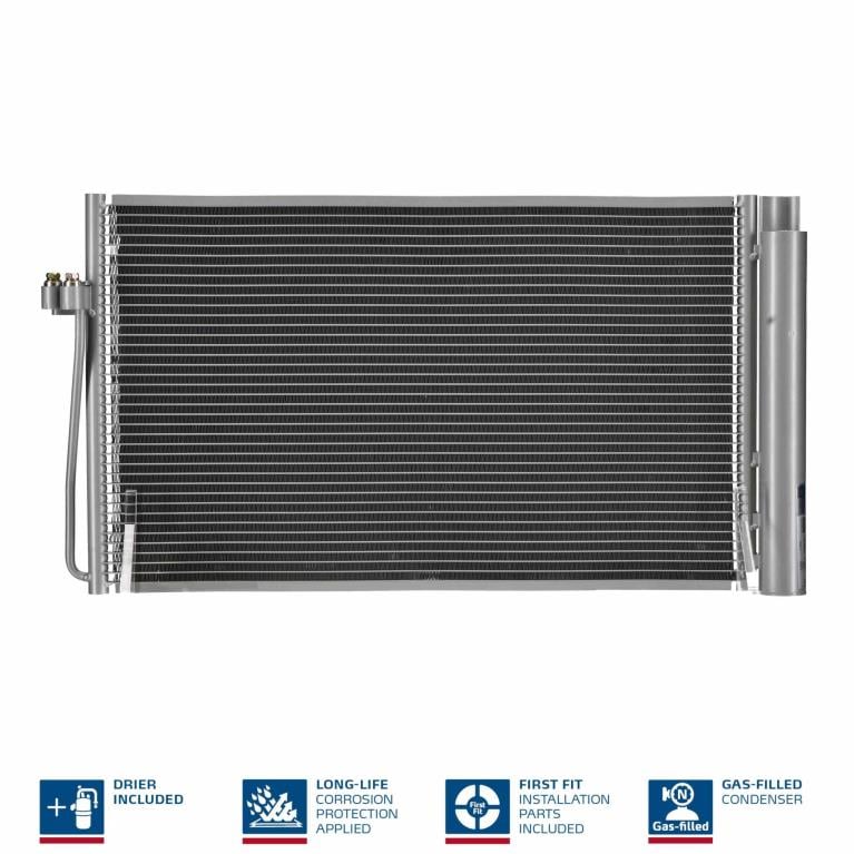 Condensador, aire acondicionado NISSENS ref. 94747