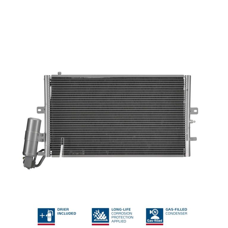 Condenseur, climatisation (Radiateur de climatisation) NISSENS ref. 94862