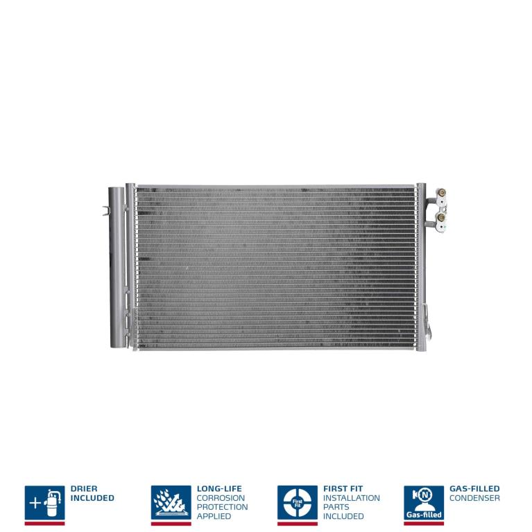 Condensador, aire acondicionado NISSENS ref. 94873