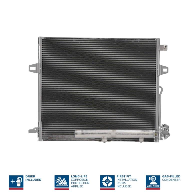 Condenseur, climatisation (Radiateur de climatisation) NISSENS ref. 94897