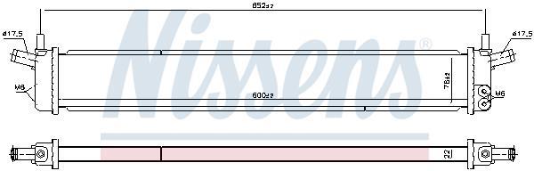 Radiateur, batterie de traction NISSENS ref. 646918