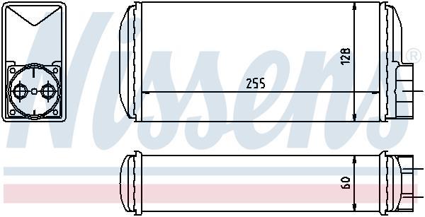 Radiateur de chauffage NISSENS 73650