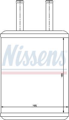 Radiador de aquecimento NISSENS ref. 77503