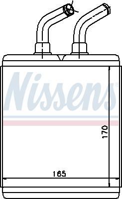 Radiador de aquecimento NISSENS ref. 77515