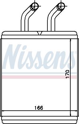 Radiador de aquecimento NISSENS ref. 77526