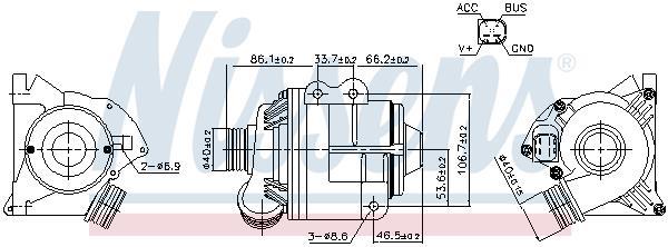Pompe à eau NISSENS 831075