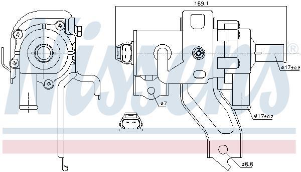 Pompe à eau NISSENS 831079