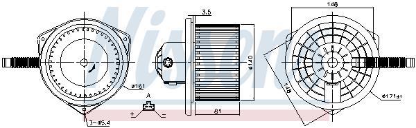 Ventilador habitáculo NISSENS 87142