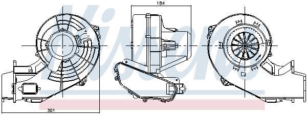 Ventilador habitáculo NISSENS 87247