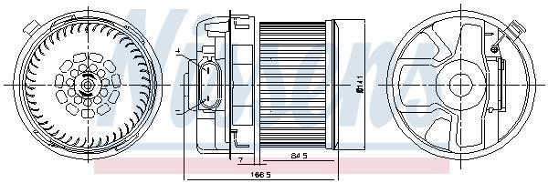 Ventilador habitáculo NISSENS ref. 87260