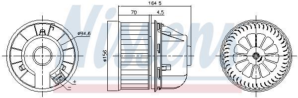 Ventilador habitáculo NISSENS ref. 87818