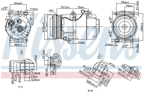 Compresseur, climatisation NISSENS 89388