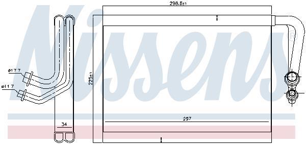 Evaporateur climatisation NISSENS ref. 92337