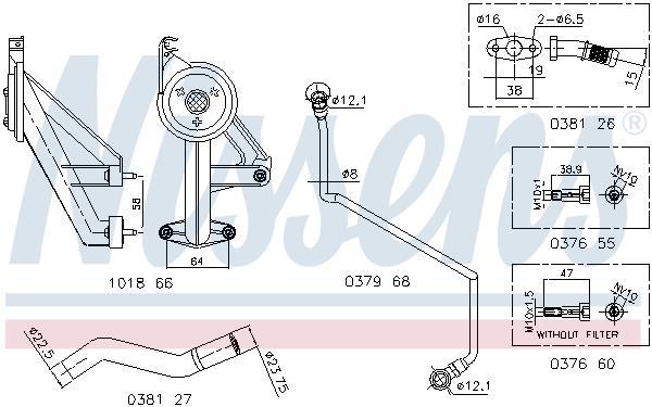 Kit de montage Turbocompresseur NISSENS 9300908