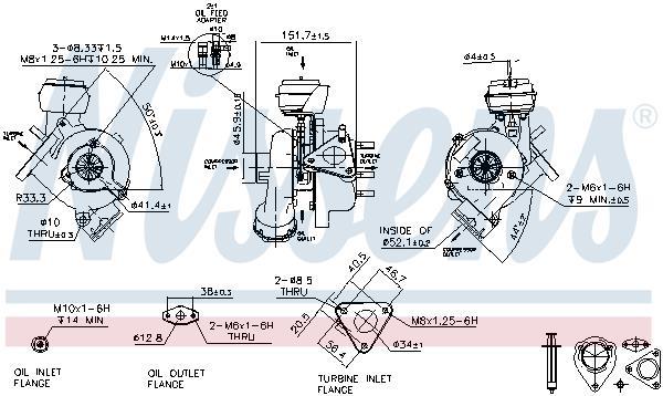 Pompe d'accélération, carburateur NISSENS ref. 93043