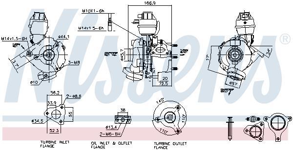 Pompe d'accélération, carburateur NISSENS ref. 93074