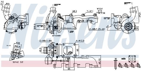 Pompe d'accélération, carburateur NISSENS ref. 93077