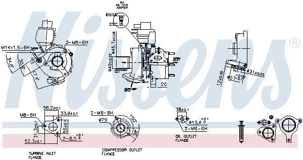 Pompe d'accélération, carburateur NISSENS ref. 93146