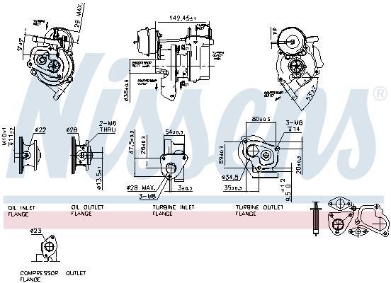 Pompe d'accélération, carburateur NISSENS ref. 93156