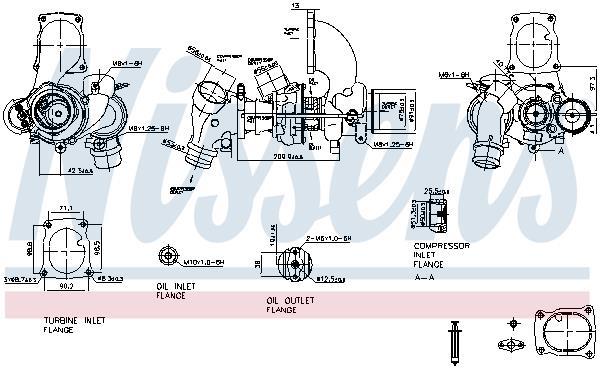 Pompe d'accélération, carburateur NISSENS ref. 93205