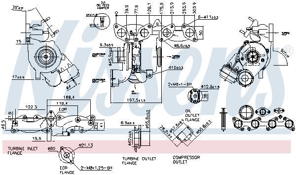 Turbocompresor NISSENS ref. 93253