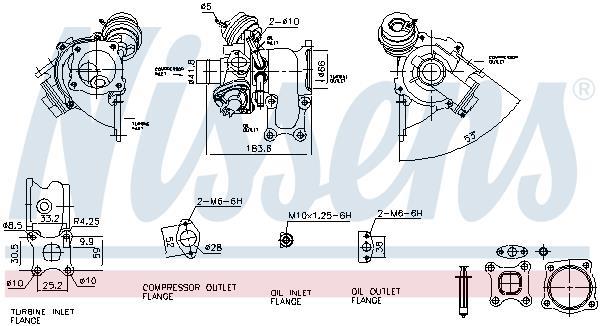 Turbocompressor NISSENS 93278
