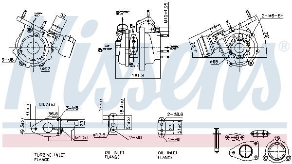 Turbocompresor NISSENS ref. 93436